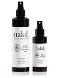 nakd. Thai Crystal Deodorant Spray – Aluminum-Free Unscented Mineral Salt 2-Pack + Travel Size