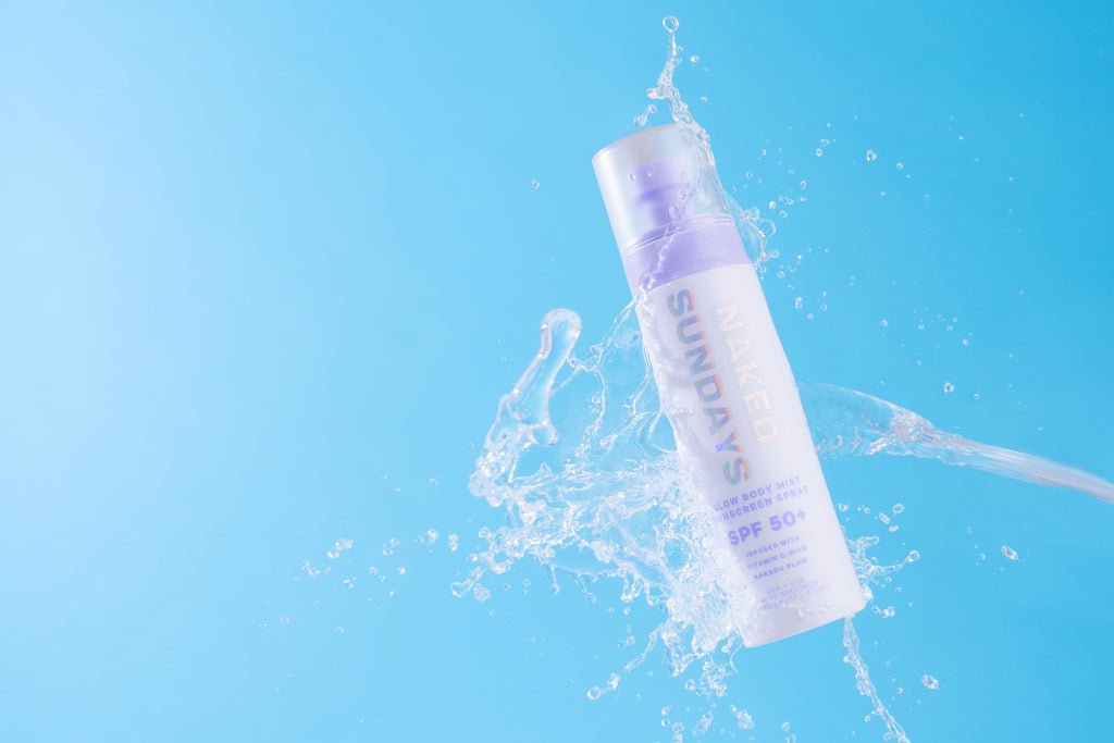 Naked Sundays SPF50+ Body Sunscreen Spray – Broad Spectrum UVA/UVB Protection, 150 ml Mist