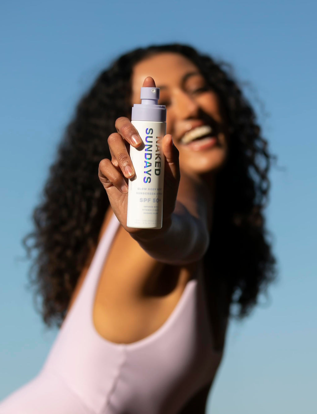 Naked Sundays SPF50+ Body Sunscreen Spray – Broad Spectrum UVA/UVB Protection, 150 ml Mist