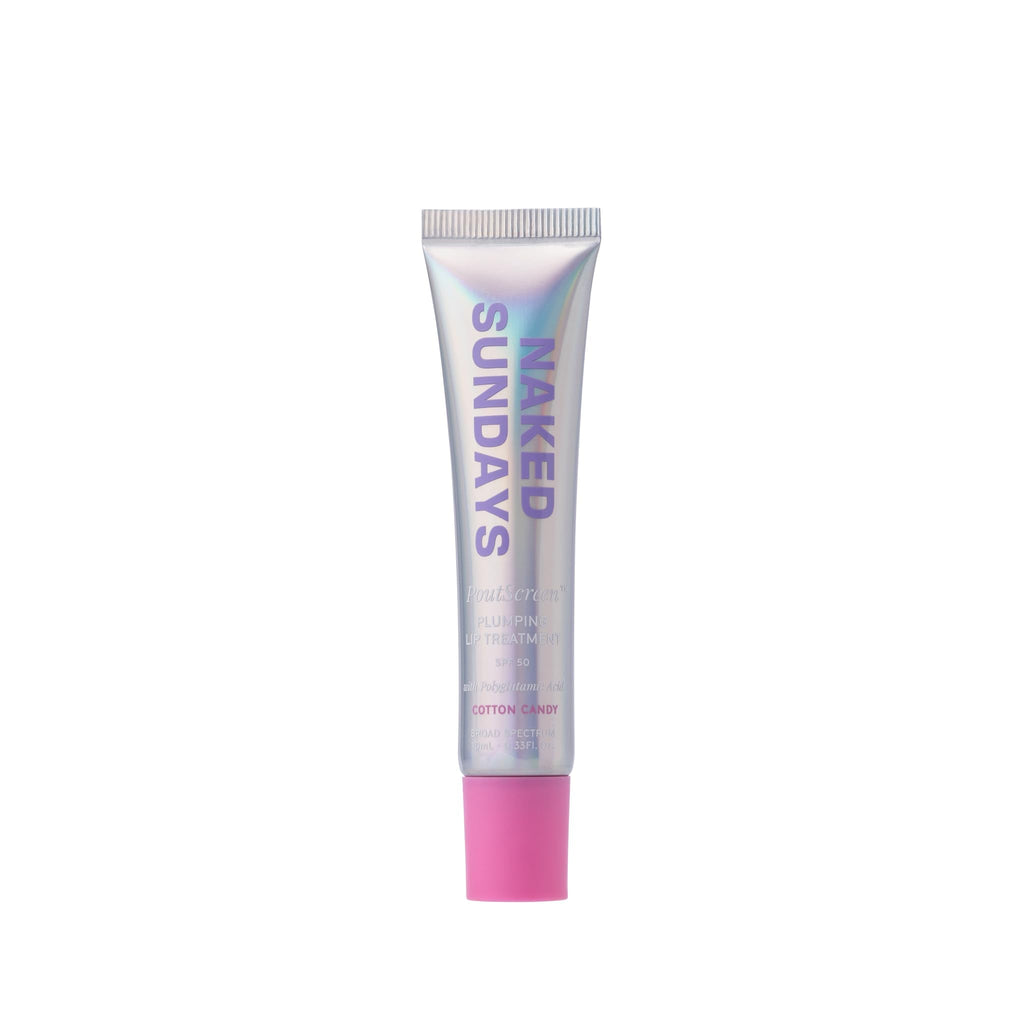 Naked Sundays PoutScreen SPF 50 Lip Balm – Hydrating, High-Gloss Shine
