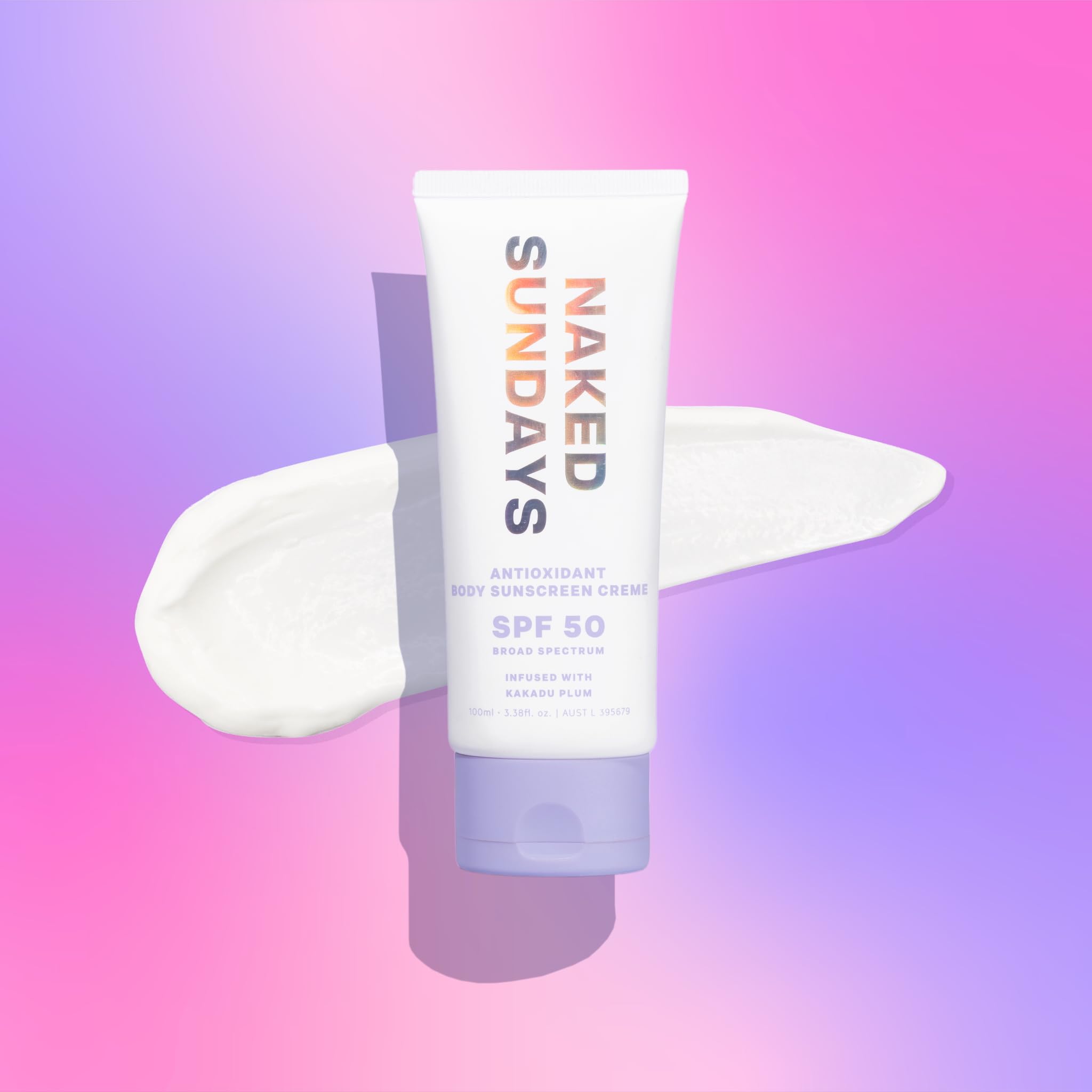 Naked Sundays SPF 50 Antioxidant Body Sunscreen Lotion – Lightweight, Hydrating, Broad Spectrum (100ml)