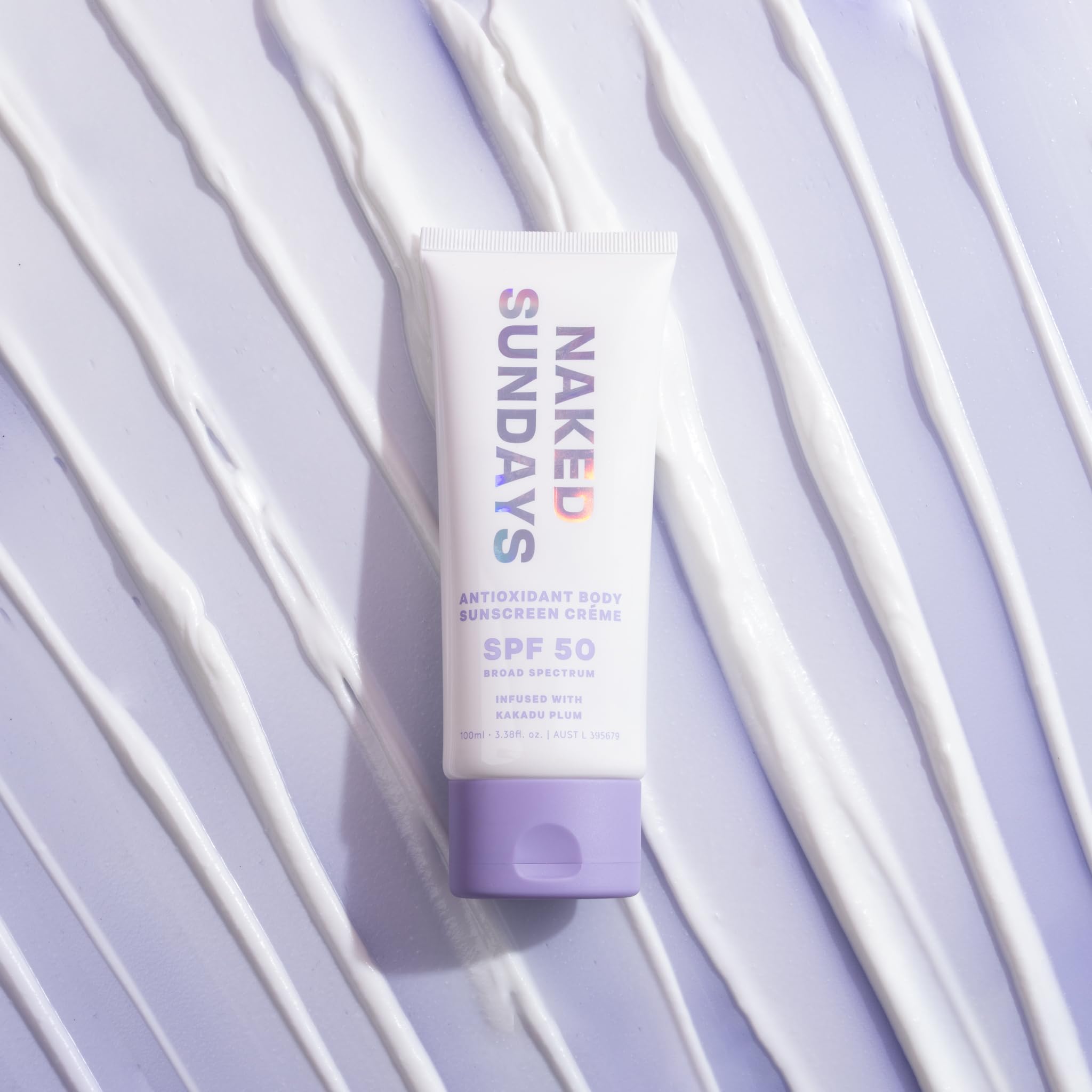 Naked Sundays SPF 50 Antioxidant Body Sunscreen Lotion – Lightweight, Hydrating, Broad Spectrum (100ml)