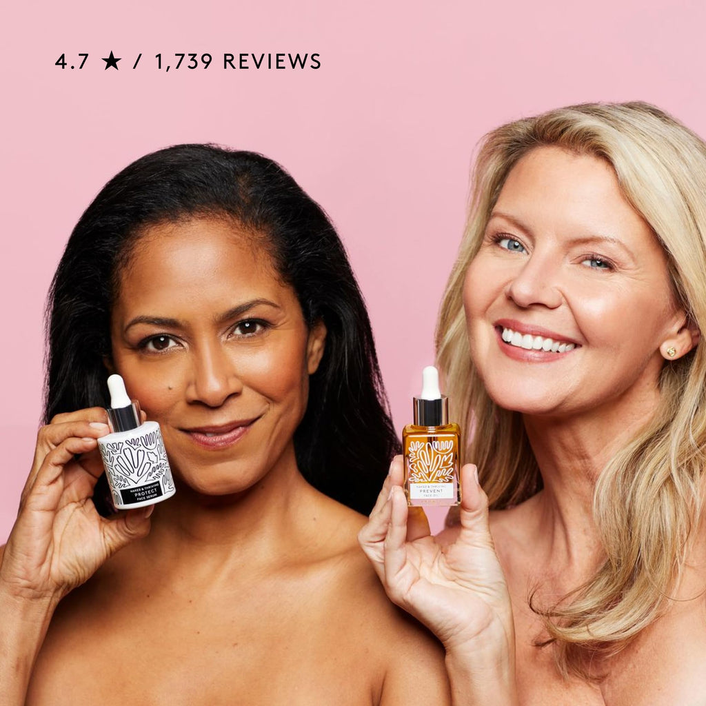Naked & Thriving Limited Edition Day Set – Protect Antioxidant Day Serum + Prevent Anti-Aging Oil