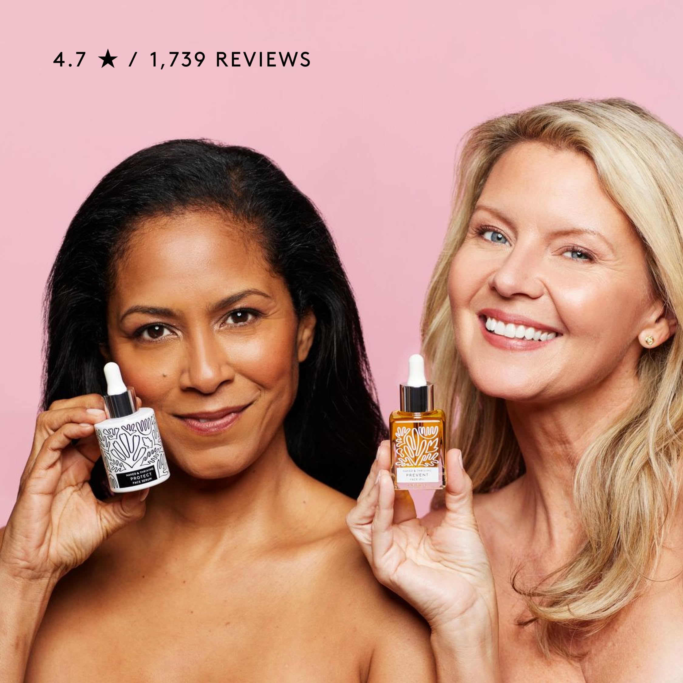 Naked & Thriving Limited Edition Day Set – Protect Antioxidant Day Serum + Prevent Anti-Aging Oil