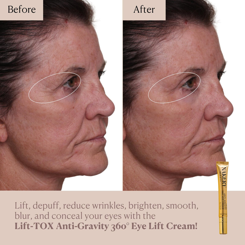 Nakery Lift-Tox Eye Cream – Depuff, Lift & Hydrate with Hyaluronic Acid