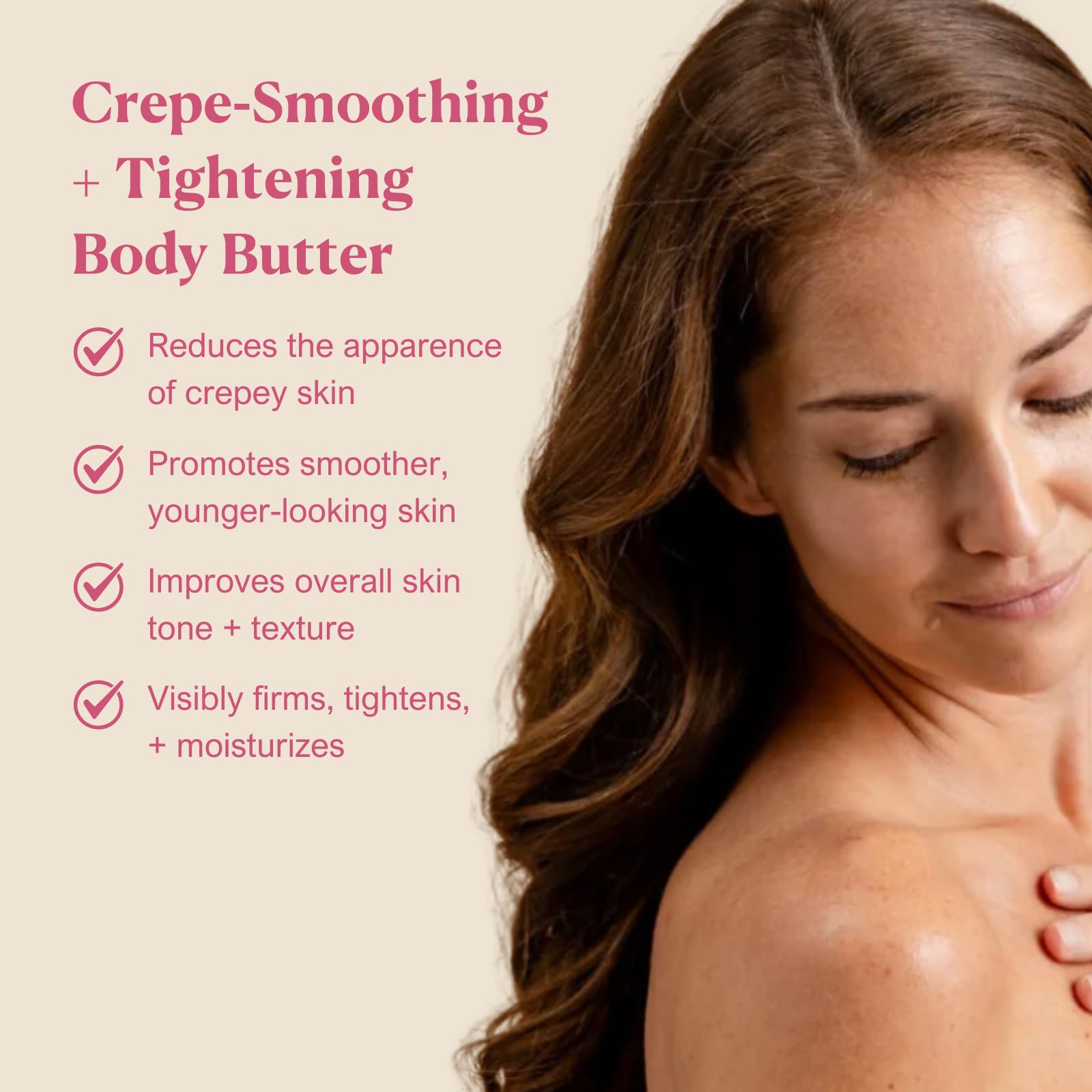 Nakery Skin Toning Body Butter – Cabana Sunset | Peptide Firming Lotion for Women