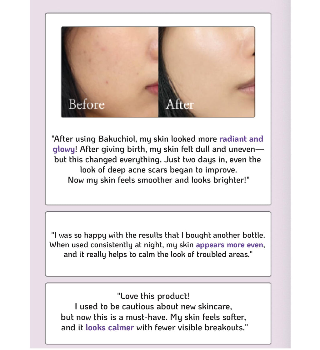 Nano Recipe Korean Bakuchiol Concentrate – 30ml, Vegan, Non-GMO, Retinol Alternative