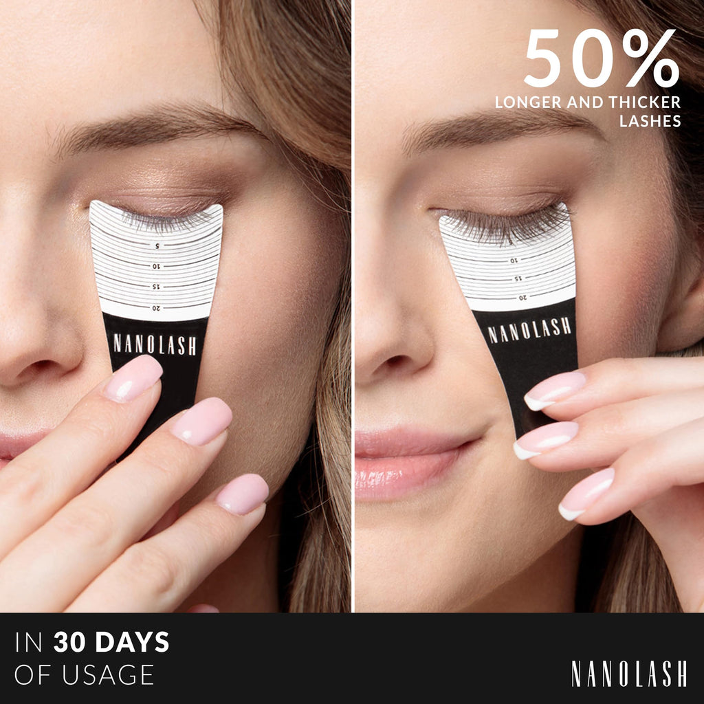 Nanolash Eyelash Serum 3ml | NANOIL – Eyelash Conditioner & Booster for Longer, Denser Lashes (About 30 Days)