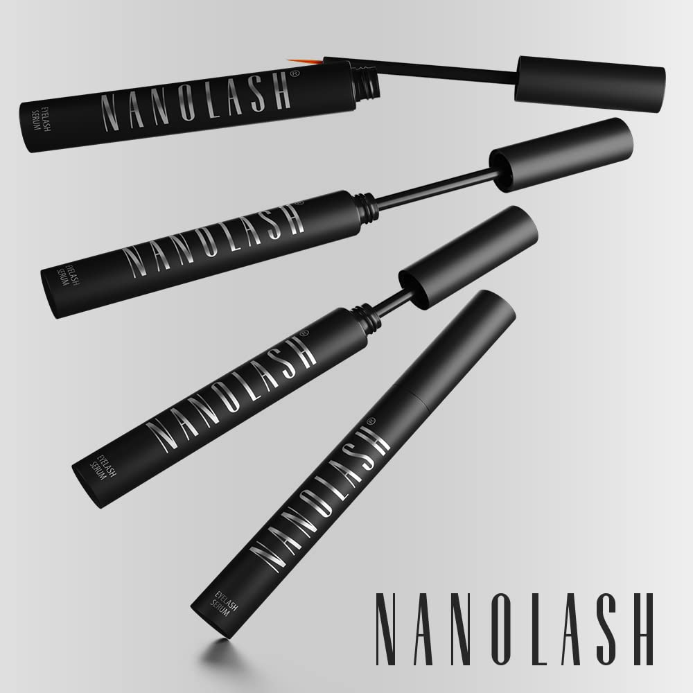 Nanolash Eyelash Serum 3ml | NANOIL – Eyelash Conditioner & Booster for Longer, Denser Lashes (About 30 Days)