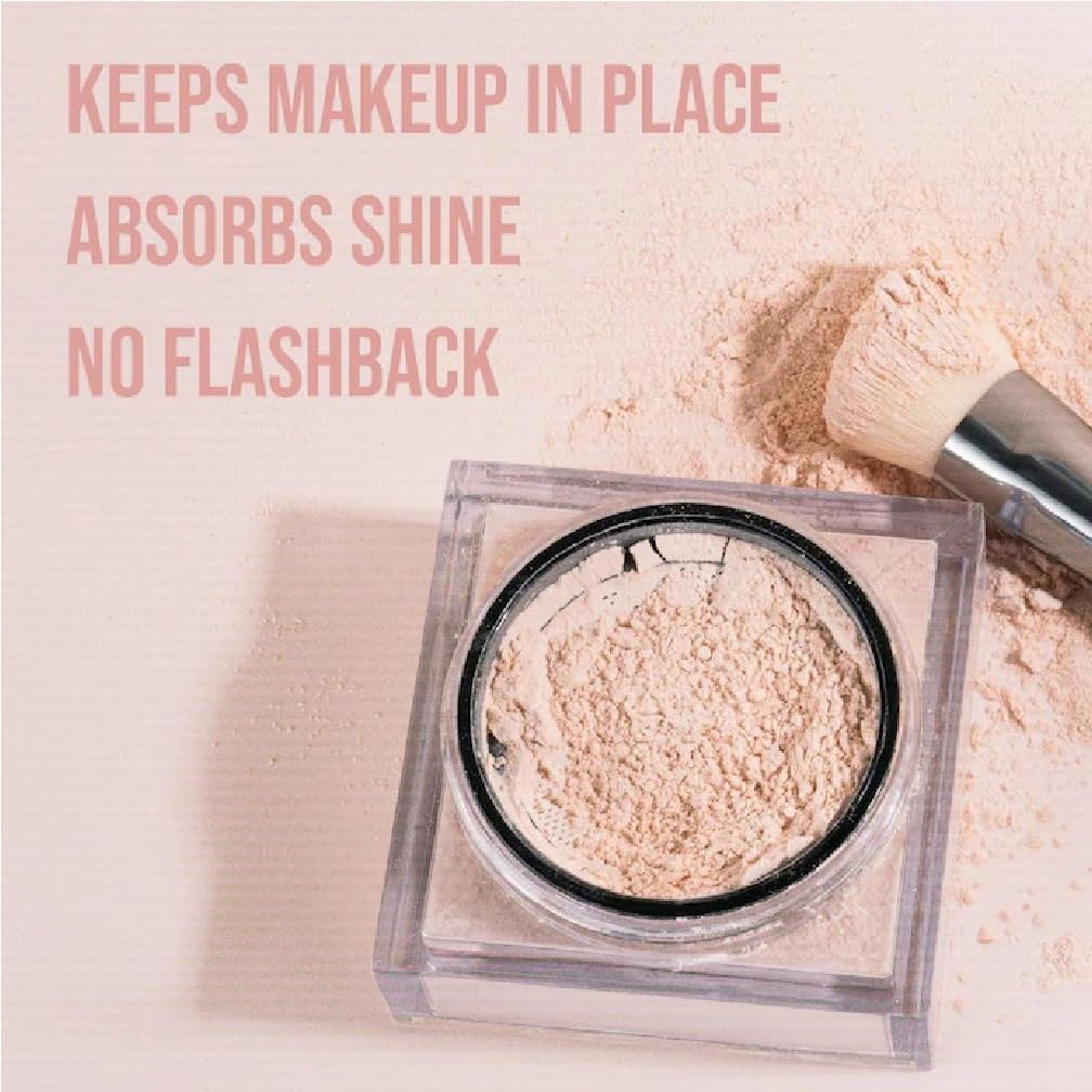 NAPH H.U.D.A Beauty E-Bake Loose Baking & Setting Powder – Cherry Blossom (0.71 oz) + Bonus Acne Patch (36 pcs)