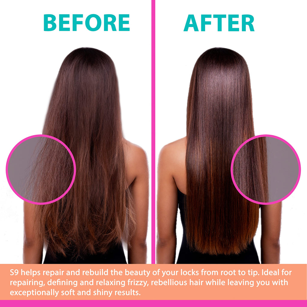 NAPURA S9 Professional Moisturizing Shampoo for Damaged Hair – Color Safe, Sulfate and Paraben Free