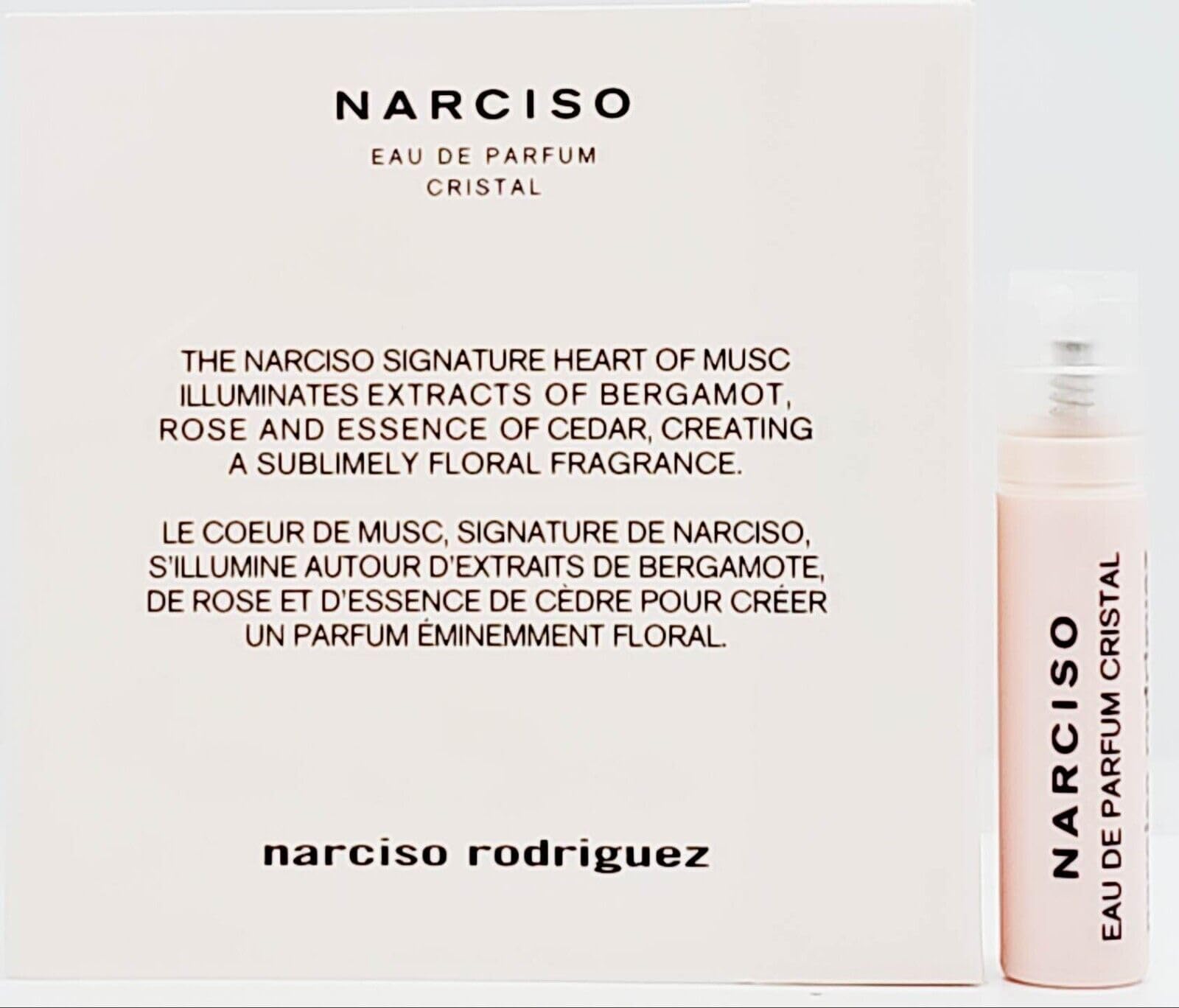 Narciso Rodriguez Cristal Eau de Parfum – Sample Vial 0.02oz/0.8ml