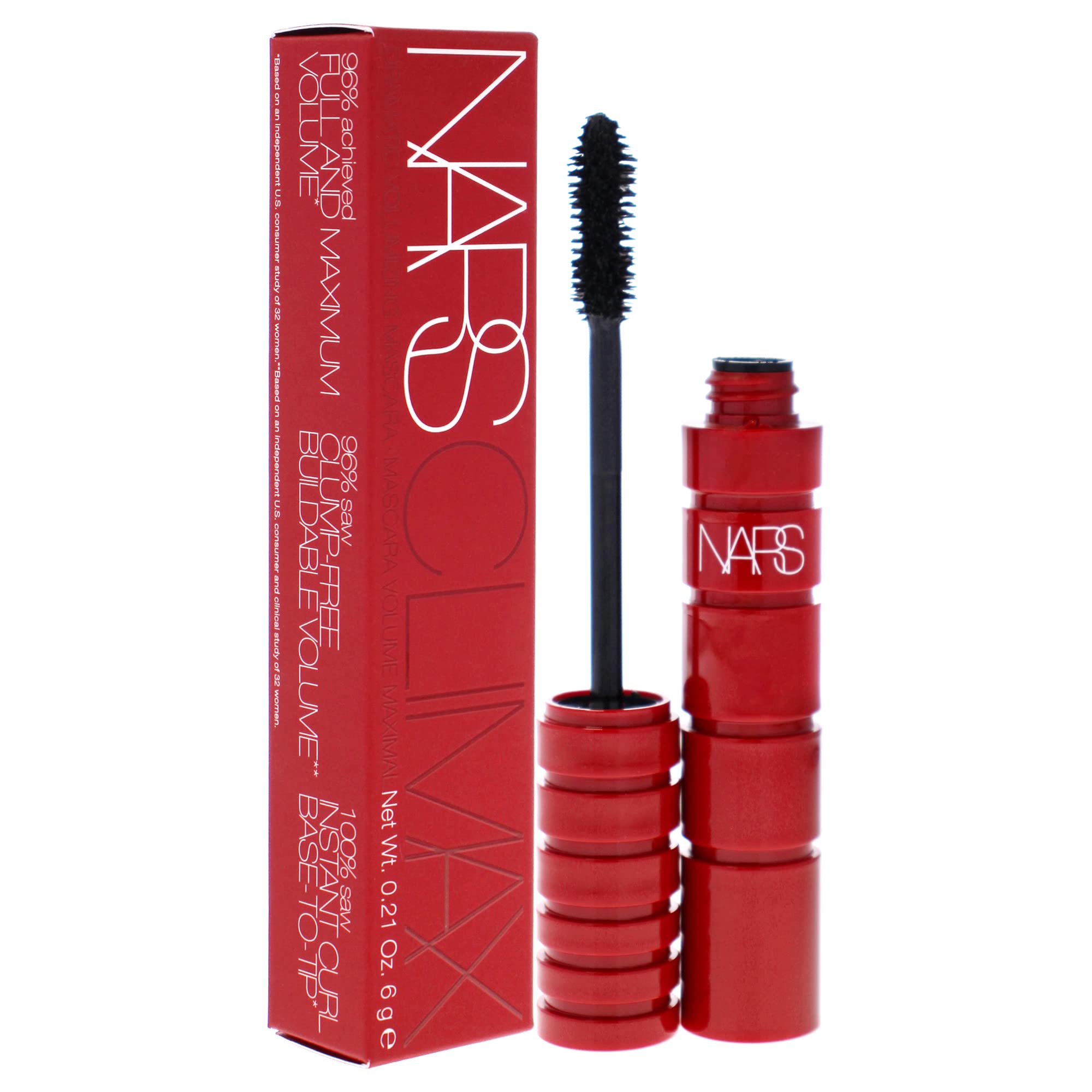 NARS Climax Mascara - Explicit Black, 0.21 oz | Buildable Volume & Length