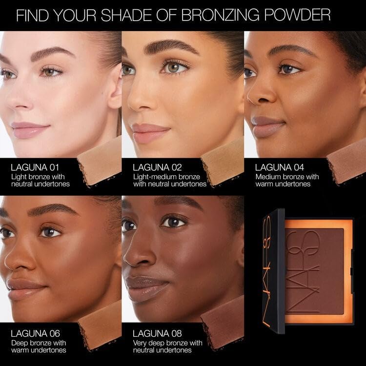 NARS LAGUNA Talc-Free Bronzing Powder in Laguna 02 (Original) – Mini Travel Size 3.5 g