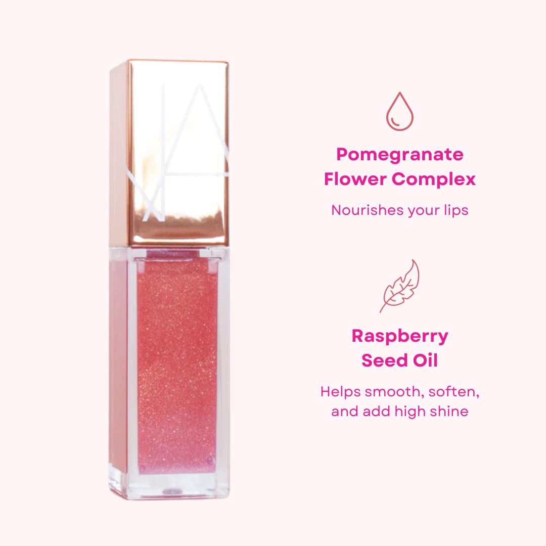 NARS Mini Afterglow Lip Shine Duo – Orgasm & Unbroken | Travel-Size Gloss Set