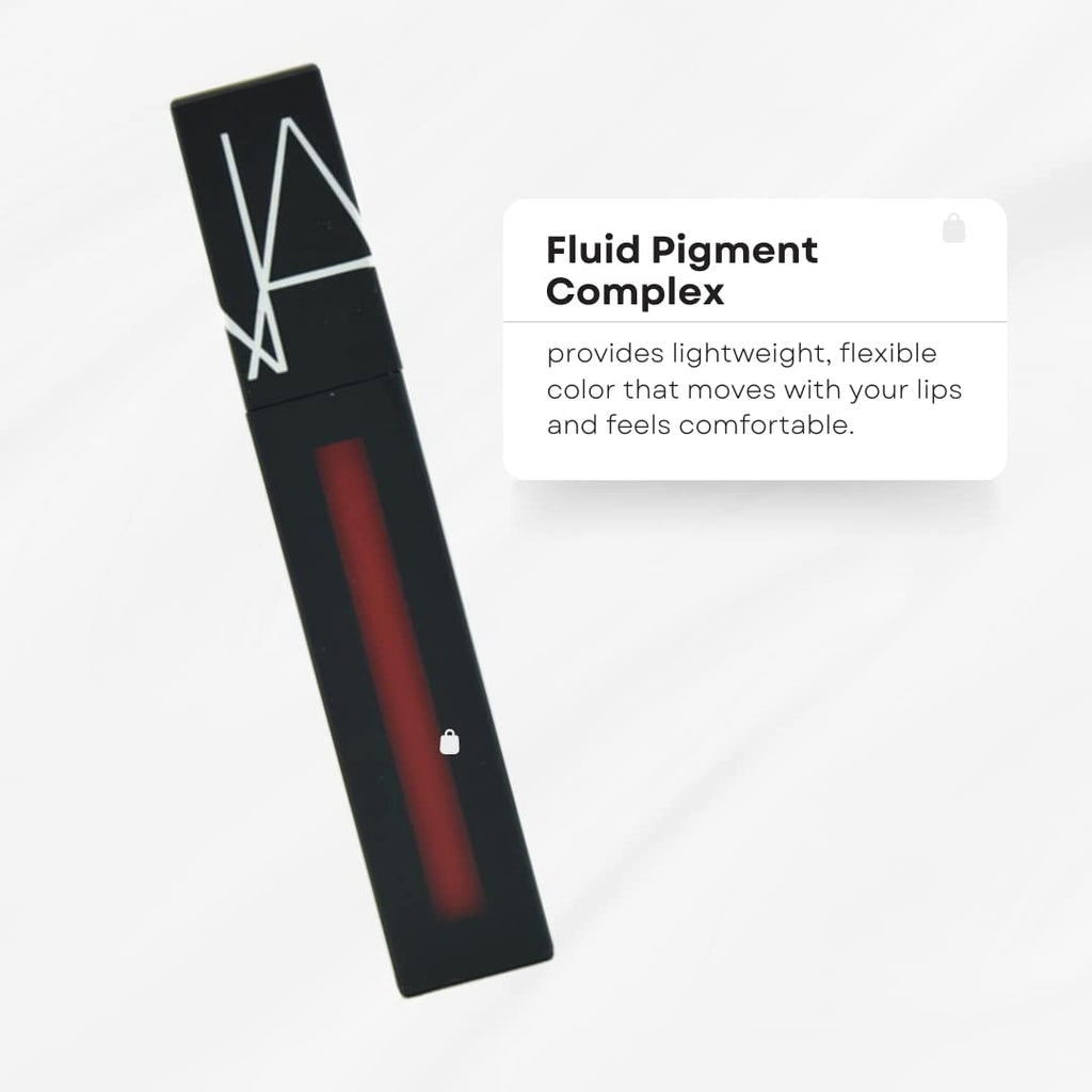 NARS Pigment Lipstick Don't Stop, Geranium — Weightless Matte, Smudge-Resistant Color