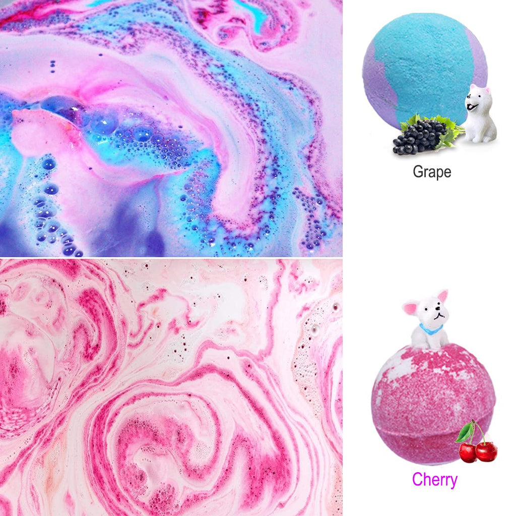 NASKY 3.5 oz XL Kids Bath Bombs with Toys Inside – 12 Count