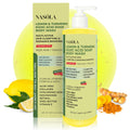 Nasola Lemon Turmeric Kojic Acid Soap Body Wash – Gentle Brightening Cleanser, 11.83 fl oz