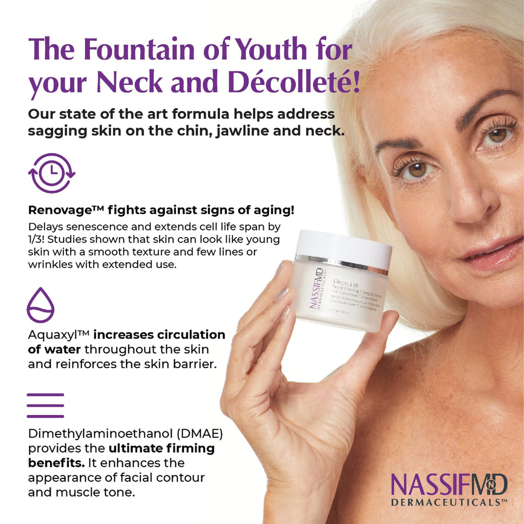 NassifMD Deco-Lift Neck Firming Complex Serum | Hydration & Smoothing