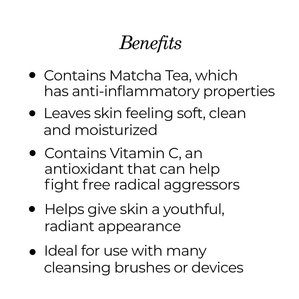 NassifMD Pure Hydration Facial Cleanser — Hydrating Cleanser with Vitamin C & Matcha Tea (6oz)