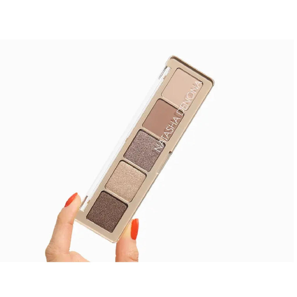 Natasha Denona Hot Taupic Mini Eyeshadow Palette – Travel-Ready Five-Shade Taupe Palette | 0.39oz