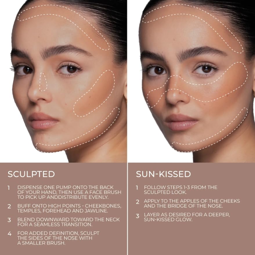 Natasha Denona HY-SCULPT LIQUID BRONZER Foxy – Serum-Infused, Water-Resistant Bronzer