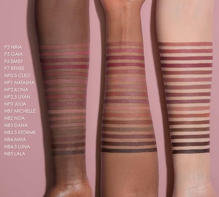 Natasha Denona I Need A Nude Lip Crayon P3 Nina – Creamy Matte Lip Liner + Bonus Korean Sheet Mask