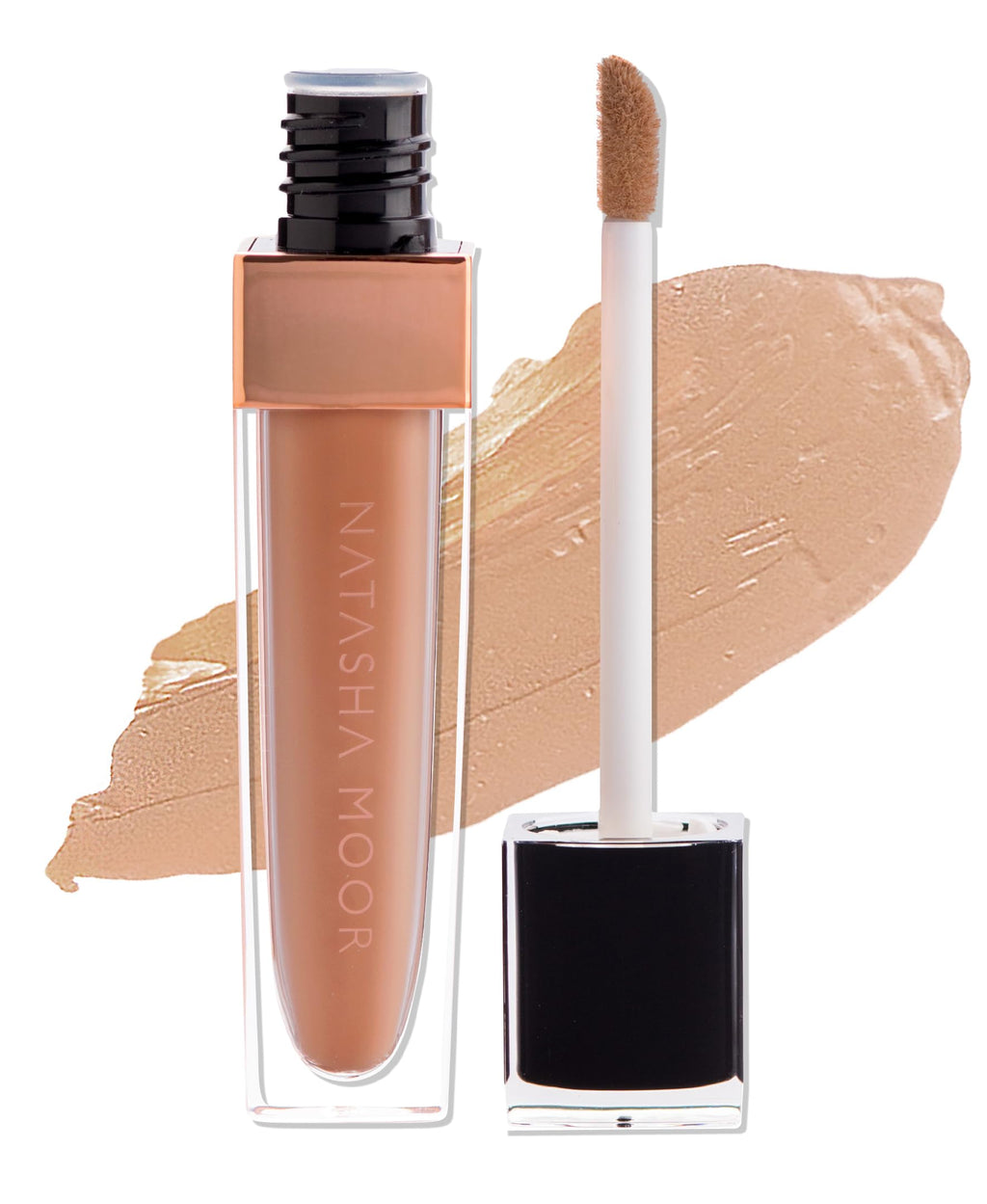NATASHA MOOR Liquid Magic Concealer – Ultimate Dark Circle Coverage, Water-Resistant, Vitamin E, Cruelty-Free