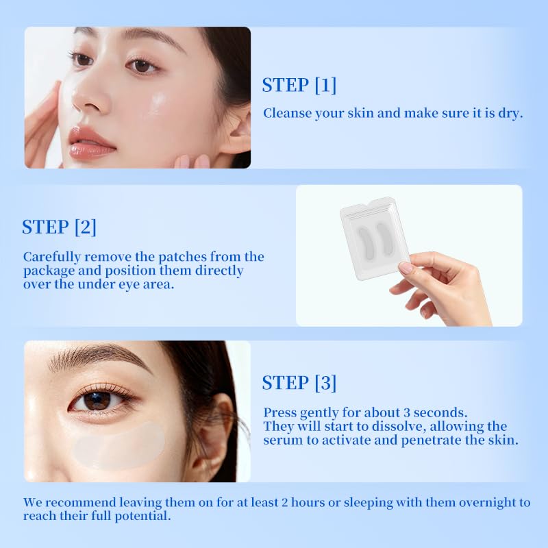 Natener 8 PDRN Micro Eye Patches | Puffy Eyes, Dark Circles & Wrinkles