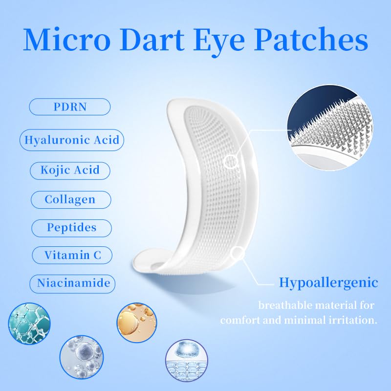 Natener 8 PDRN Micro Eye Patches | Puffy Eyes, Dark Circles & Wrinkles