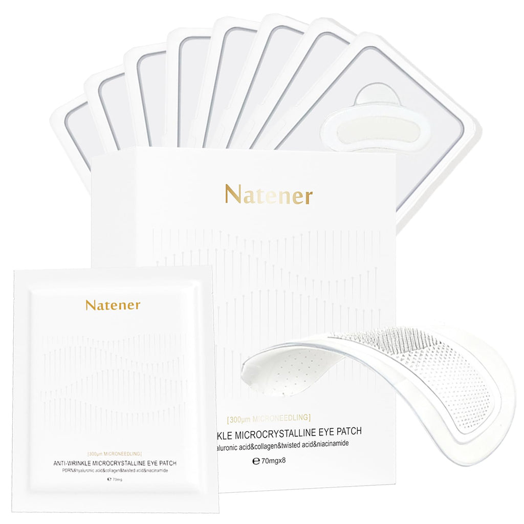 Natener 8 PDRN Micro Eye Patches | Puffy Eyes, Dark Circles & Wrinkles