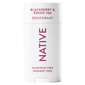 Native Blackberry & Green Tea Deodorant 2.65oz — Aluminum-Free, Up to 72-Hour Odor Protection