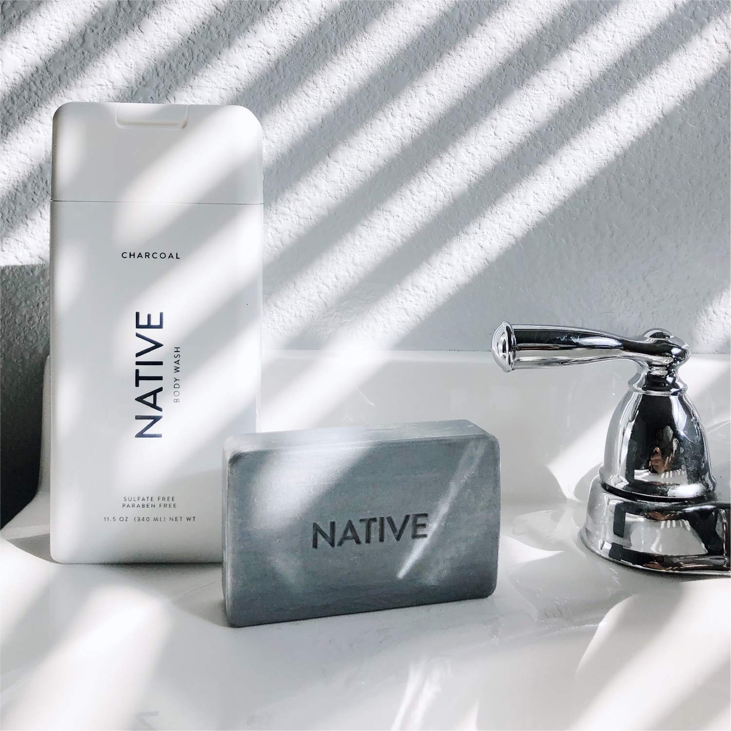 Native Body Wash 3 Pack – SLS & Paraben Free, Cucumber Mint, Coconut Vanilla, Lavender Rose