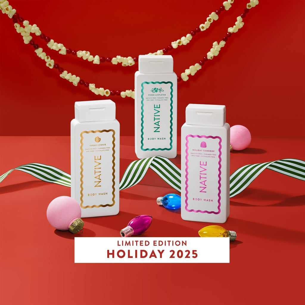 Native Body Wash Holiday Edition – Gumdrop Scent | 18 oz | Paraben, Sulfate & Dye Free