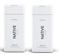 Native Charcoal Body Wash - 11.5 oz (340 ml) 2-Pack | Sulfate-Free & Paraben-Free