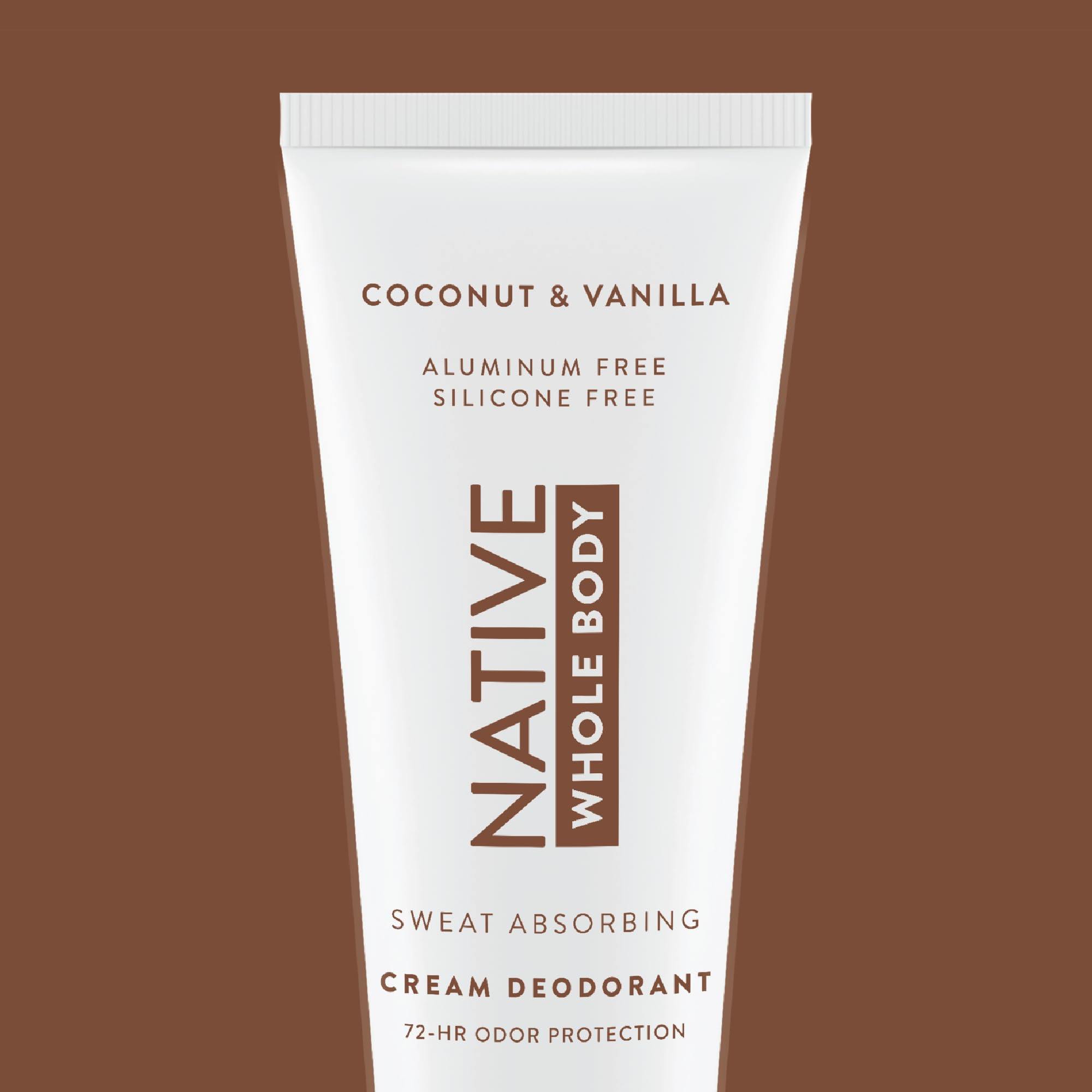 Native Whole Body Deodorant Cream – Aluminum-Free, 72-Hour Odor Protection | Coconut & Vanilla