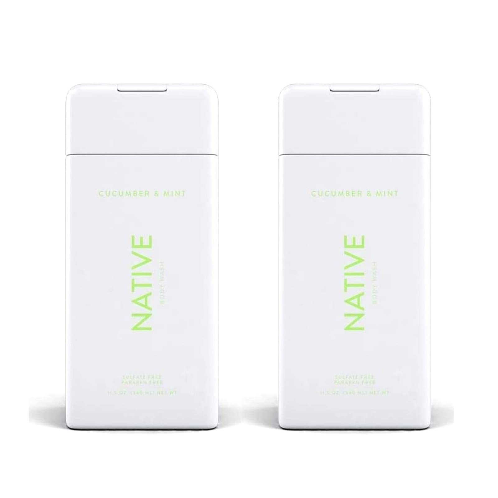 Native Cucumber and Mint Body Wash – 11.5 oz Bottles x 2