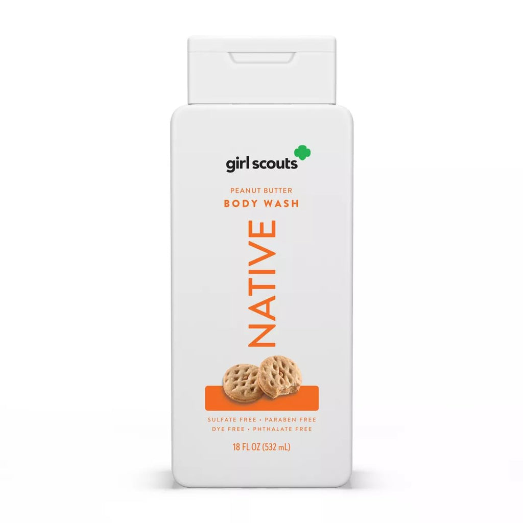 Native Limited Edition Girl Scouts Cookies Peanut Butter Body Wash – 18 oz