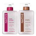 Native Hand Soap Set: Cherry & Vanilla Macaron + Coconut & Vanilla — 13 oz each, Sulfate-Free 2-Pack