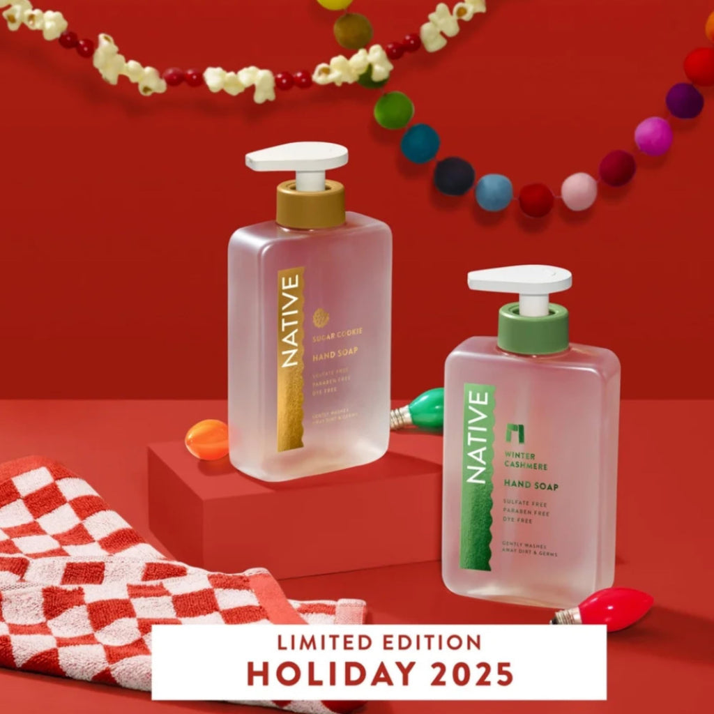 Native Holiday Hand Soap Set – Sugar Cookie & Winter Cashmere (2-Pack, 13 oz Each)