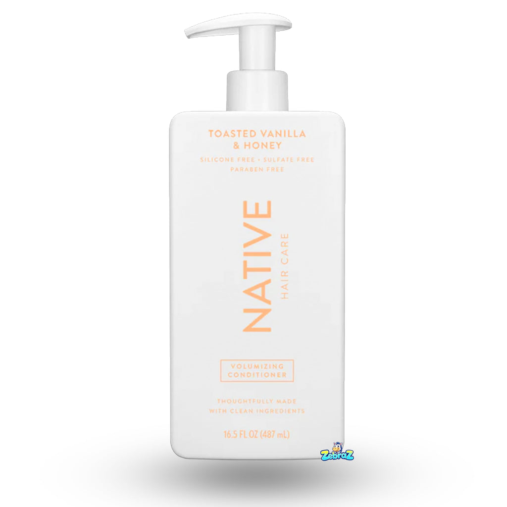 Native Toasted Vanilla & Honey Shampoo + Conditioner (8.25 oz x 2) – Sulfate Free, Vegan, Cruelty-Free
