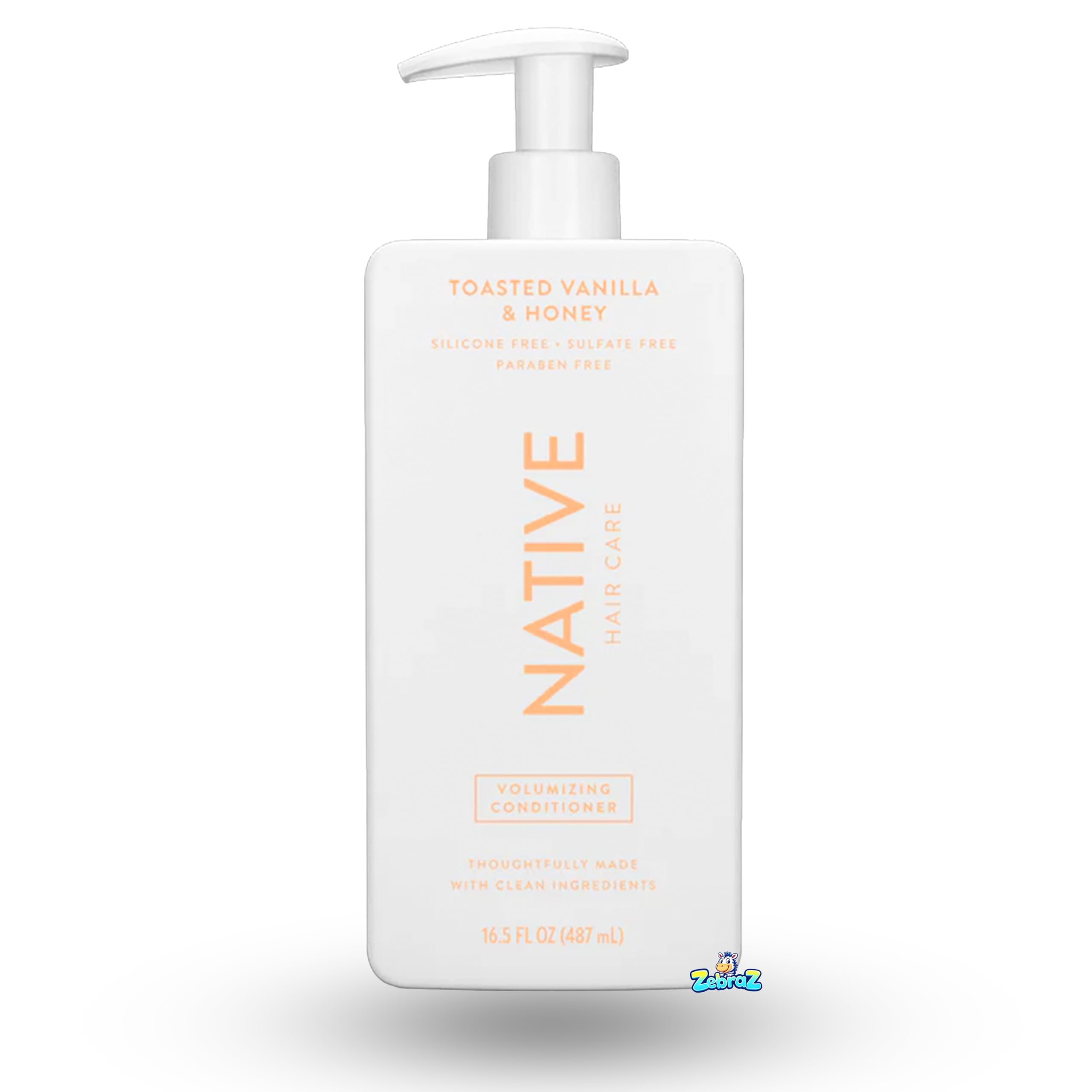 Native Toasted Vanilla & Honey Shampoo + Conditioner (8.25 oz x 2) – Sulfate Free, Vegan, Cruelty-Free