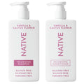 Native Vanilla & Cactus Flower 2-in-1 Shampoo & Conditioner | Naturally Derived, Sulfate & Dye Free, 2-Pack