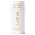 Native Vanilla & Sandalwood Deodorant 2.65 oz — Aluminum-Free, Unisex Odor Protection