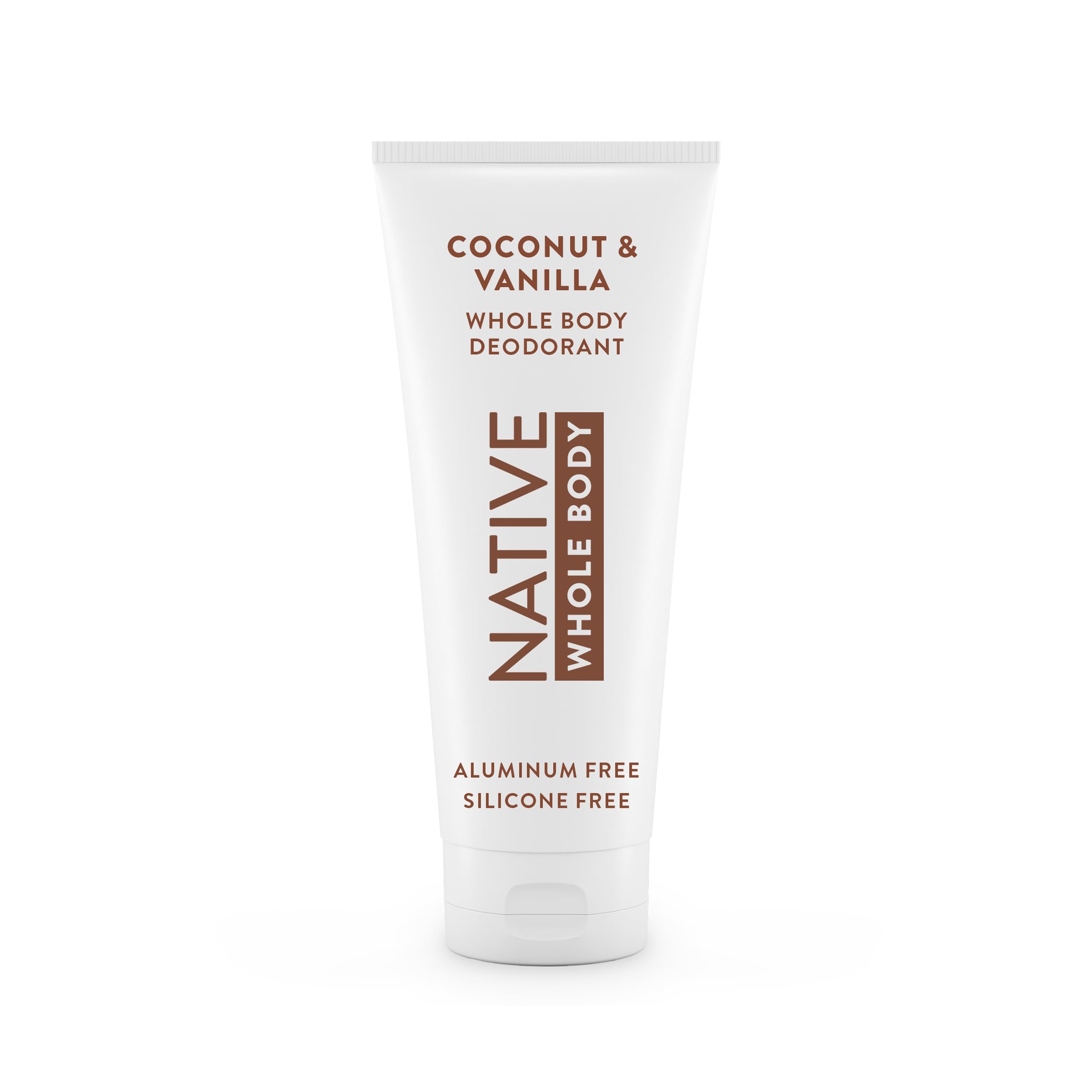 Native Whole Body Deodorant Cream – Aluminum-Free, 72-Hour Odor Protection | Coconut & Vanilla