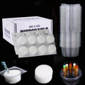 NATUMER Dip Foam Cups: 18 Dip Cups + 20 Cup Holders for Tattoo Cleaning