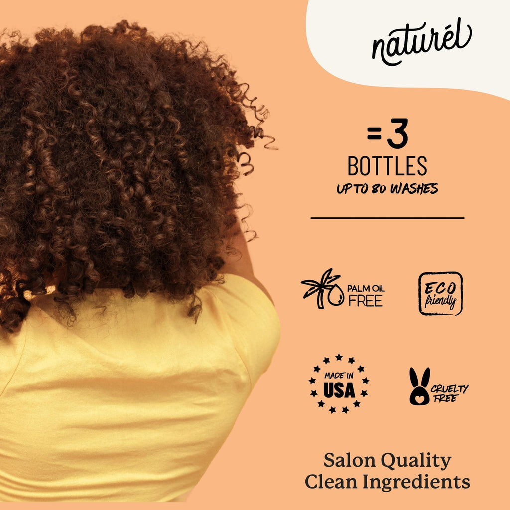 NATURÉL Relax Moisturizing Shampoo & Conditioner Set – Argan Oil & Colloidal Oatmeal | Vegan, Made in USA
