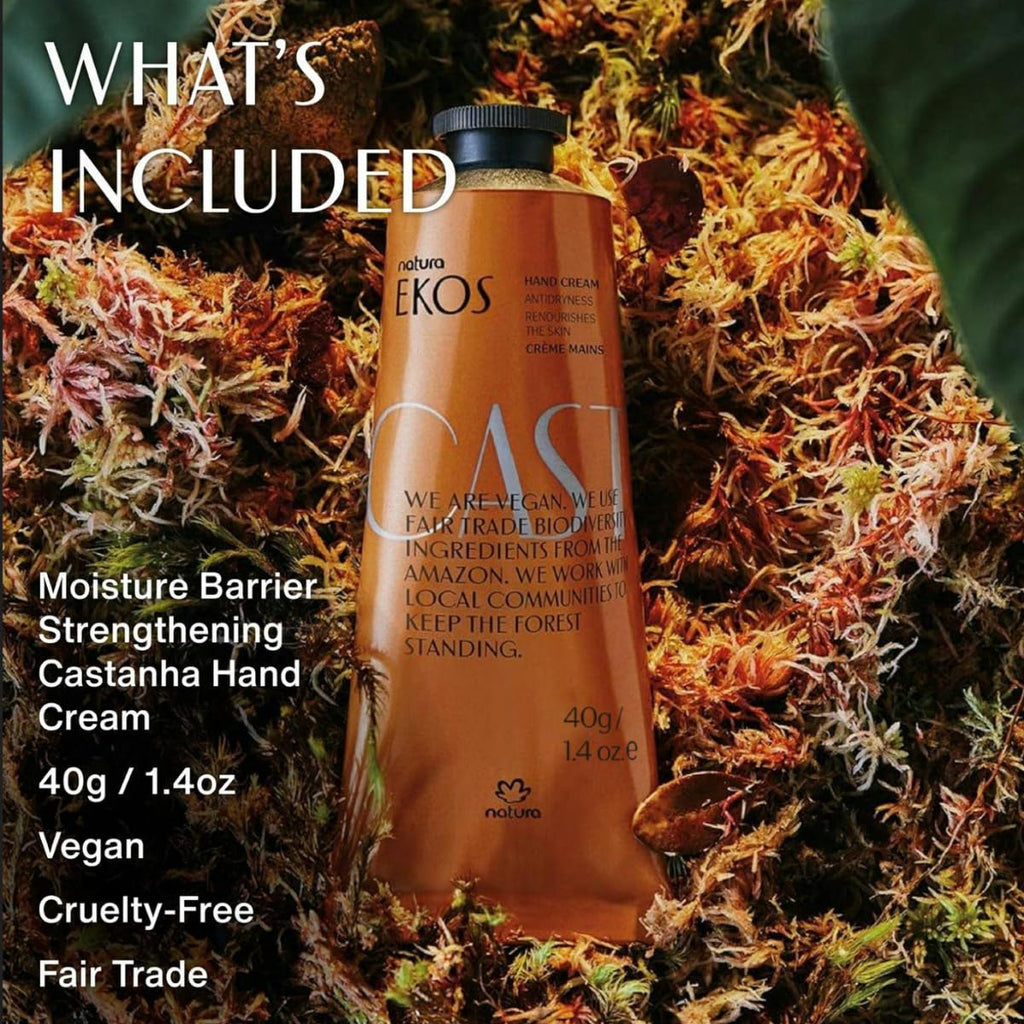 Natura Brazil Nut Hand Cream Travel Size – 24-Hour Hydration, Vegan