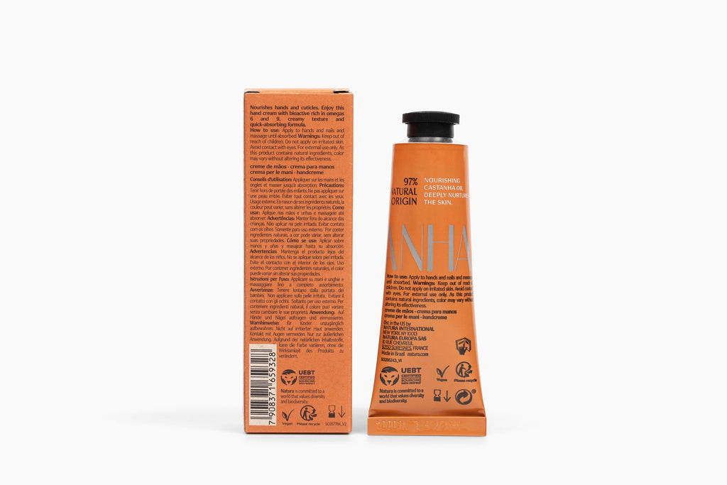 Natura Brazil Nut Hand Cream Travel Size – 24-Hour Hydration, Vegan