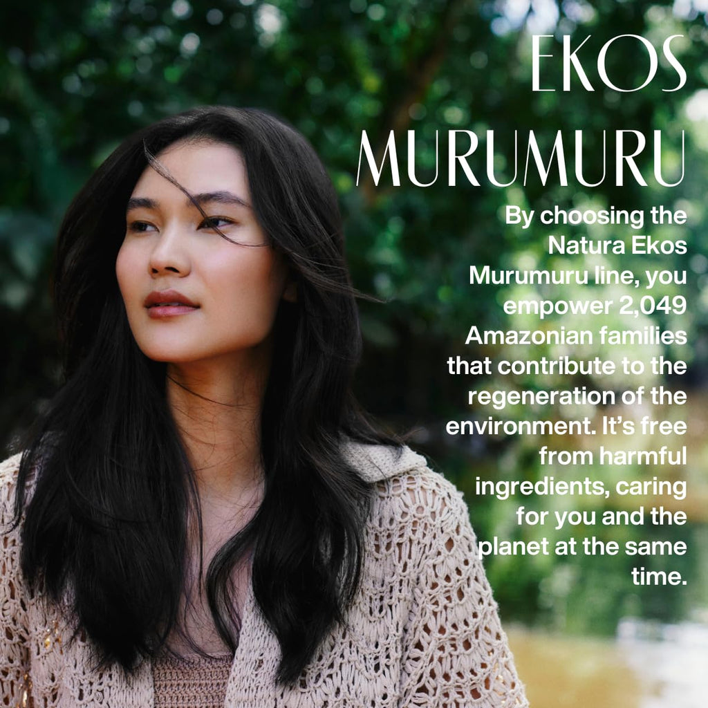 Natura Ekos Murumuru Restoring Shampoo Refill – Cleanse & Moisturize Hair (300ml) | Vegan